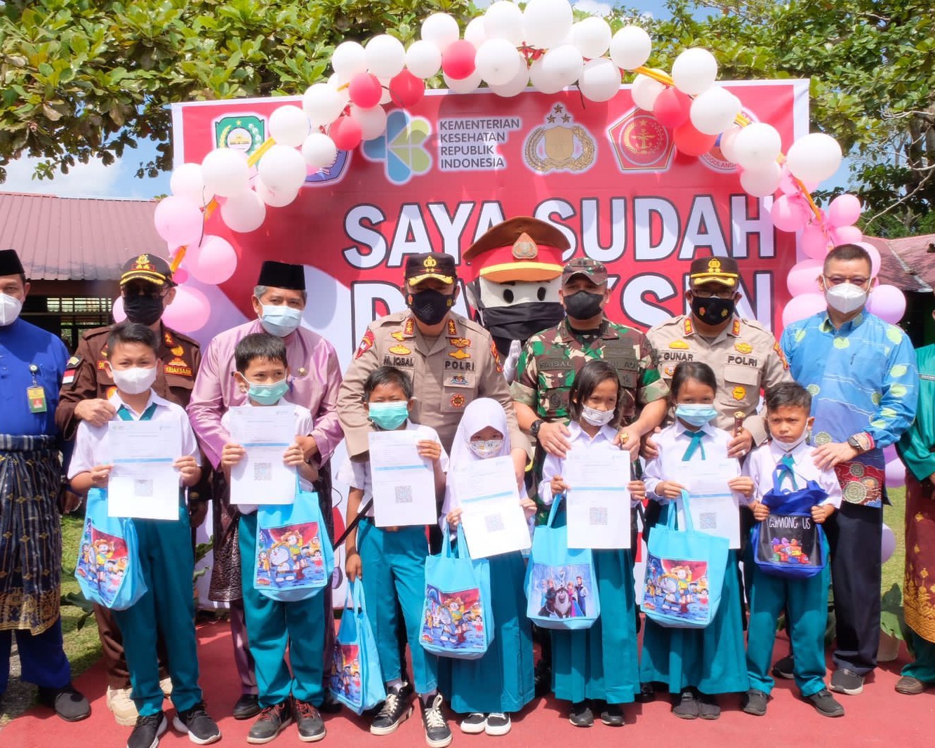 Percepatan Vaksinasi, Kapolda Riau: Untuk Menyelamatkan Rakyat Dari Tranmisi Covid-19, Yakni Omicron