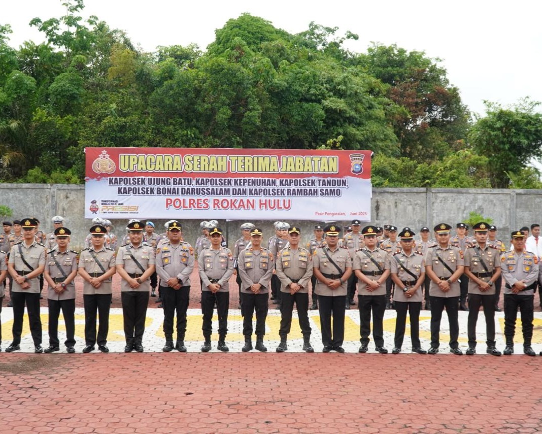 Mutasi Jajaran Polres Rohul, Kapolres AKBP Emil Eka Putra Utamakan Kondusifitas Wilayah