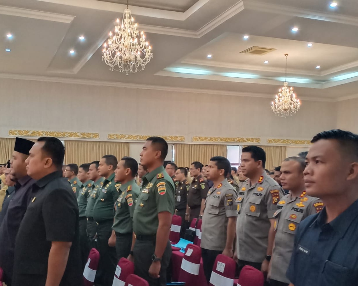 Dandim 0301/Pekanbaru Hadiri Acara Sosialisasi Percepatan Penyelesaian Kegiatan Tanah Obyek Reforma Agraria (TORA) di Provinsi Riau Tahun 2020 Menuju Pemerataan Ekonomi Riau Yang Berkeadilan