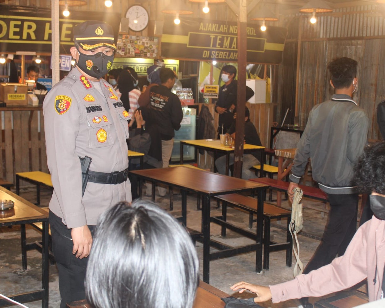 Tim Satgas Covid-19 Gabungan Kota Pekanbaru Gelar Operasi Yustisi Penerapan Protokol Kesehatan