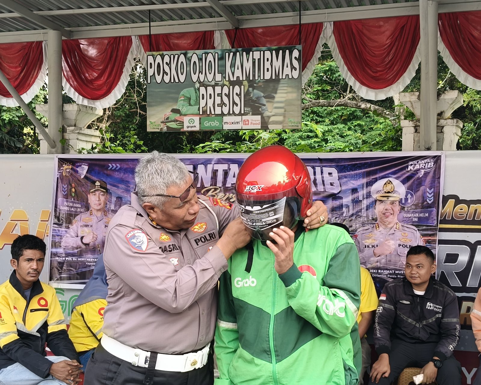 Jelang Hari Keselamatan Berlalu Lintas 2026, Polantas Karib Rangkul Ojol: Edukasi Keselamatan hingga Green Policing