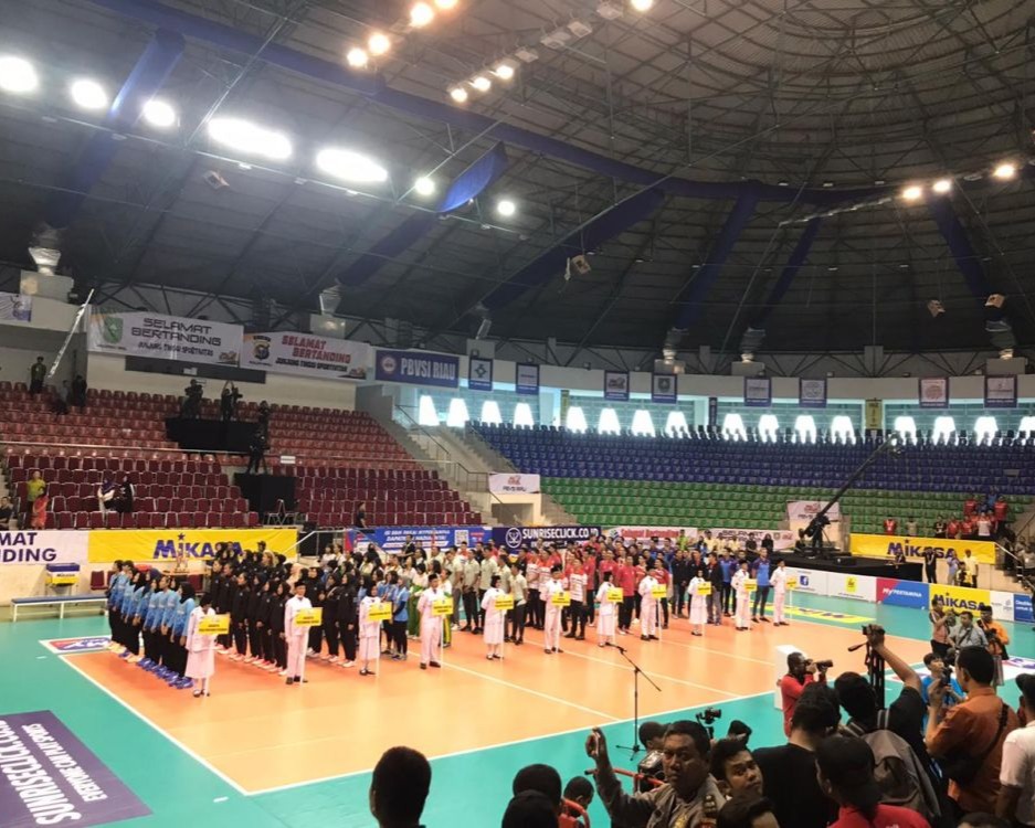Menpora Secara Resmi Membuka Proliga Tahun 2020 di Kota Pekanbaru