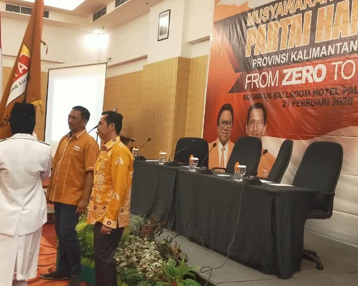 Dalam Musda, Heriadi Terpilih Kembali Sebagai Ketua DPD Partai Hanura Periode 2020 - 2025