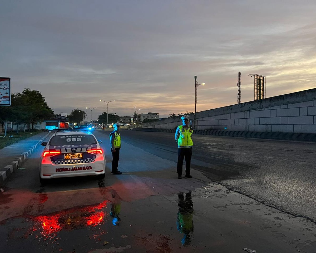 Satgas Preventif Polda Riau Operasi Tertib Ramadhan Lancang Kuning Tahun 2024 Laksanakan Gatur Lalin, Patroli dan Pengamanan