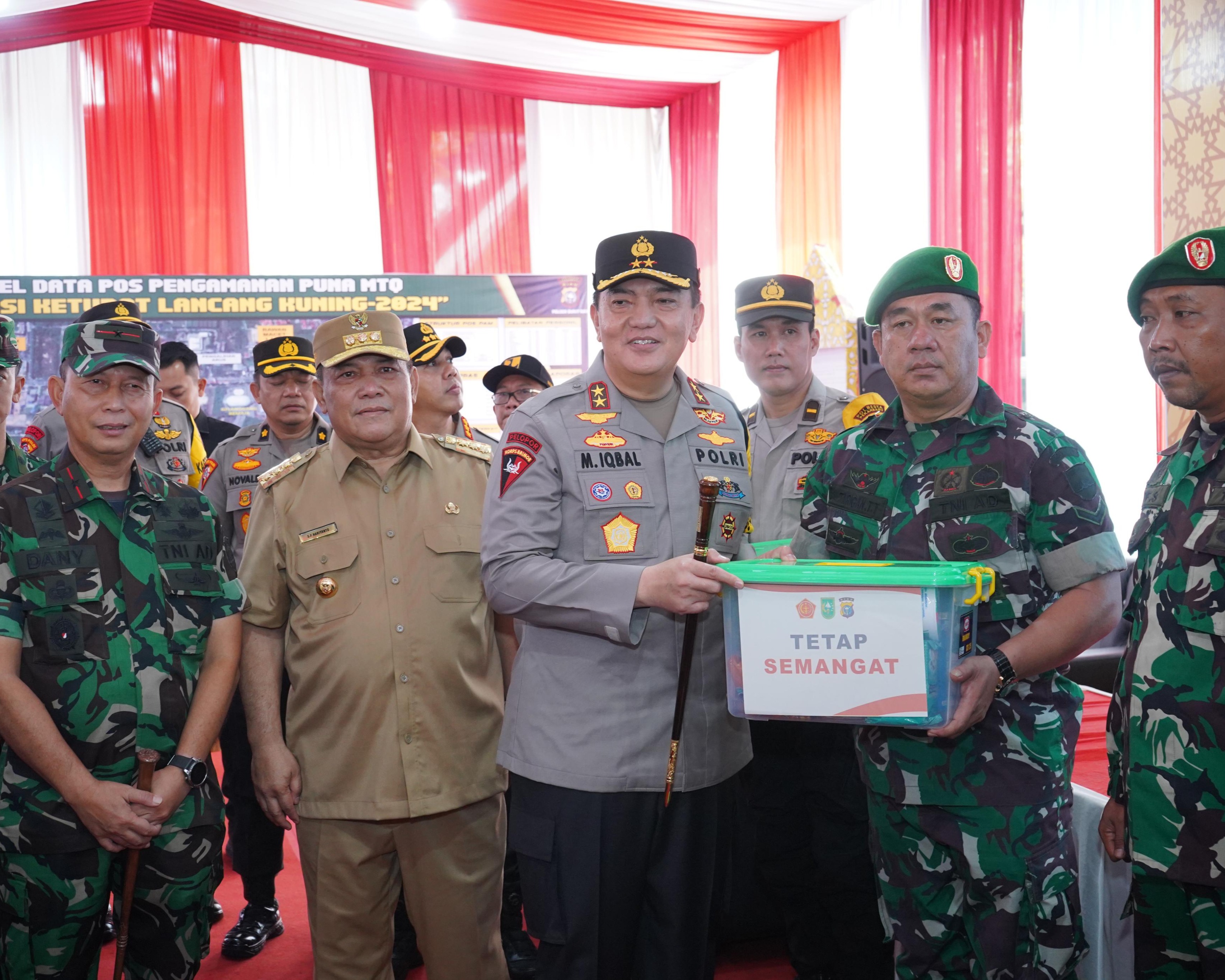 Tinjau Pos Pam Ketupat 2024, Kapolda Riau: Jadikan Polsek Jajaran Sabagai Tempat Penitipan Kendaraan