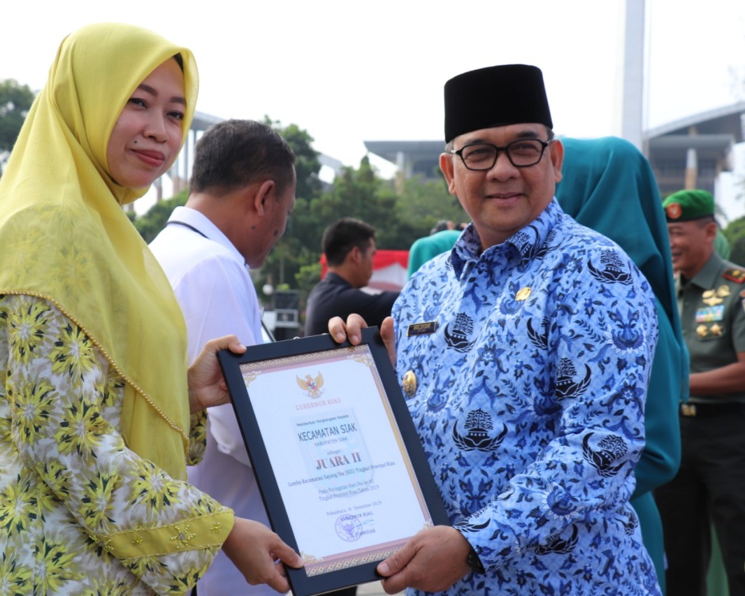 Wakil Gubernur Riau Pimpin Upacara Peringatan Hari Ibu Ke 91 Tingkat Provinsi Riau