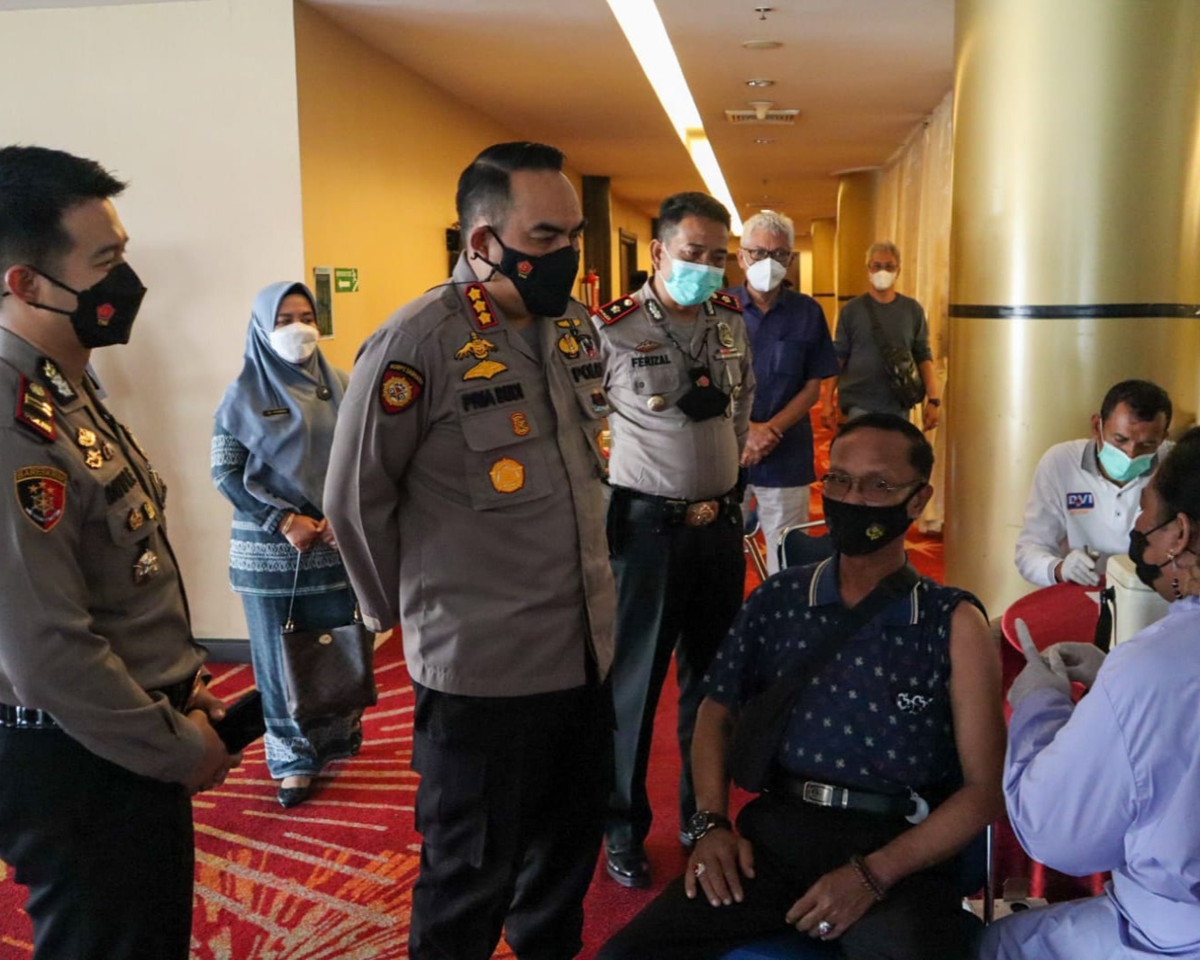 Lanjut Silaturrahmi Kepada Tomas, Toga dan Todat, Kapolresta Pekanbaru Tekankan Harkamtibmas Dan Vaksinasi