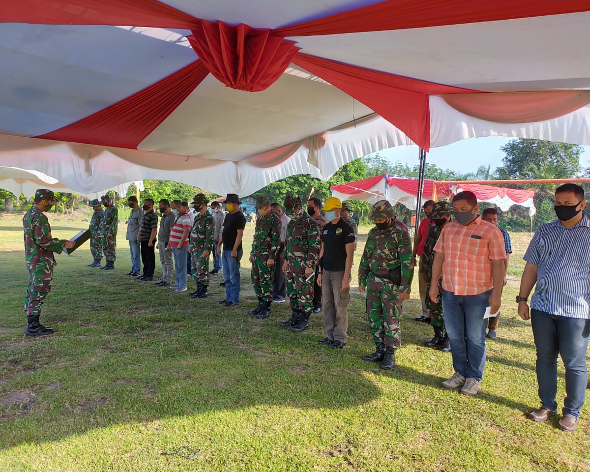 Besok, Pembukaan TMMD Ke 108, Dandim 0301/PBR Bersama Camat Rumbai Pesisir Meninjau Langsung