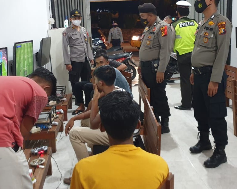 Selama Ops Lilin 2020, Jajaran Polres Kampar Tingkatkan Upaya Pendisiplinan Protokol Kesehatan