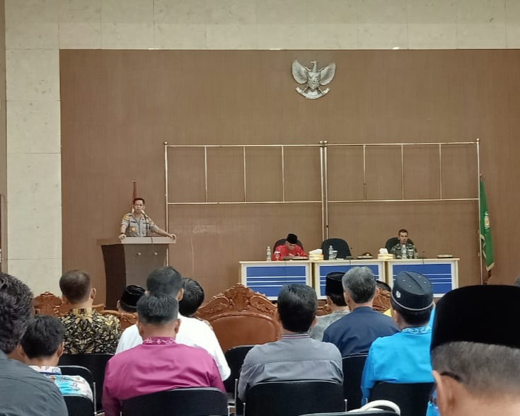 Kapolres Kampar Silaturahmi dengan Kepala SLTA dan Ketua OSIS SLTA Se Kabupaten Kampar