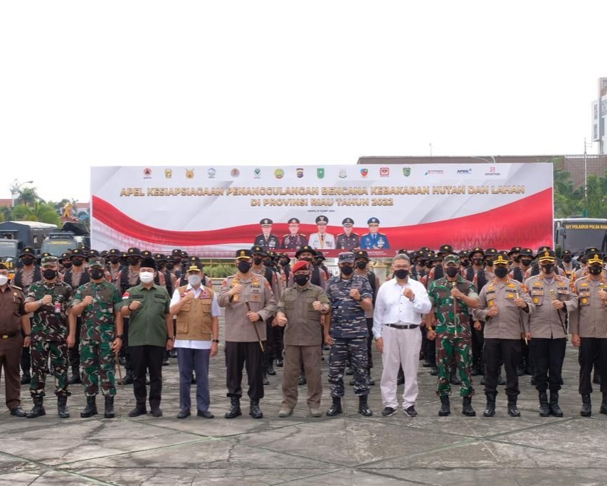 Apel Kesiapsiagaan Penanggulangan Karhutla, Kapolda Riau Irjen Pol M Iqbal: Dengan Kepedulian dan Kerjasama, Kita Tangani Karhutla