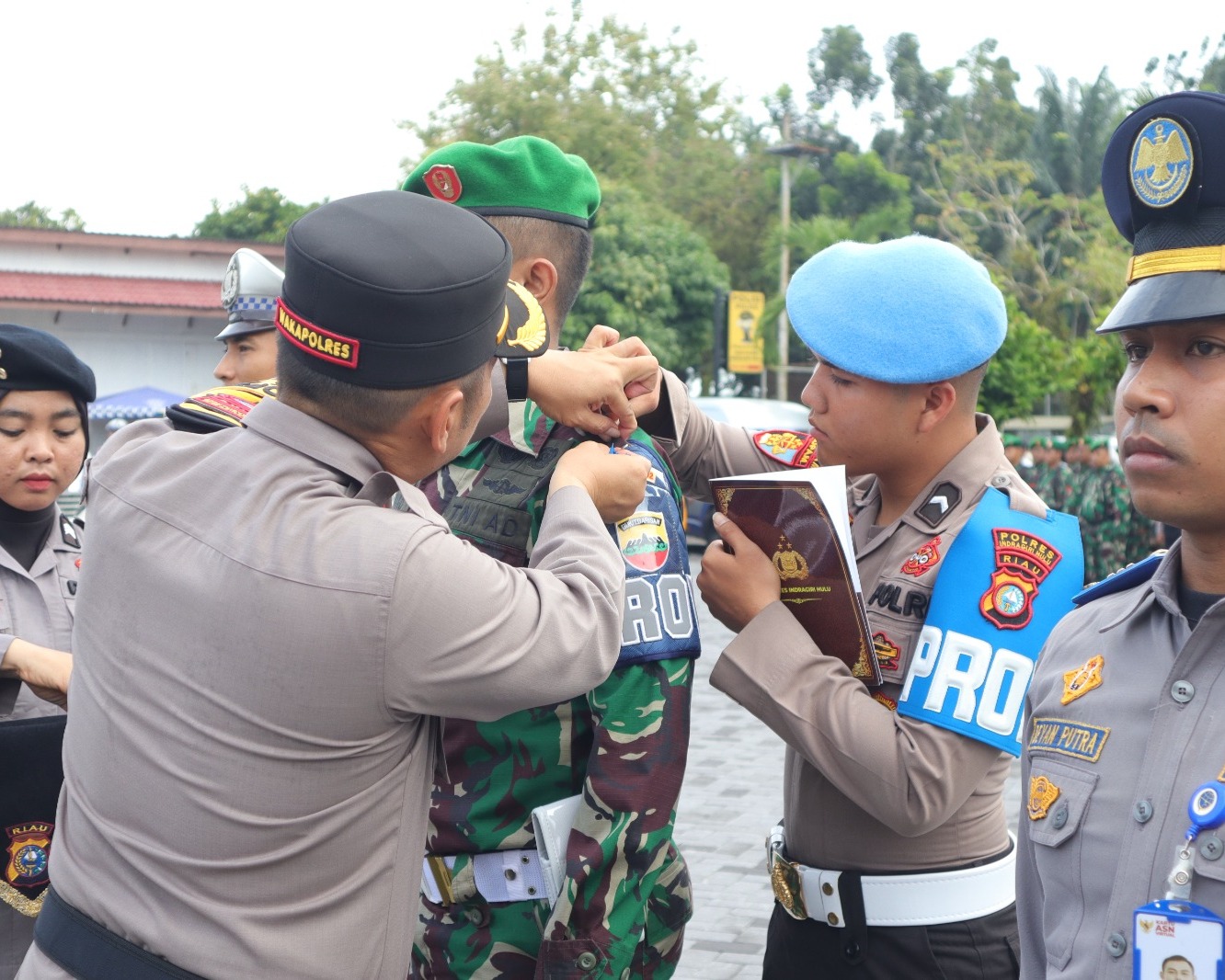 Gelar Pasukan Operasi Zebra Lancang Kuning Tahun 2024, Polres Inhu Ingatkan Simpatisan Tertib Berlalulintas