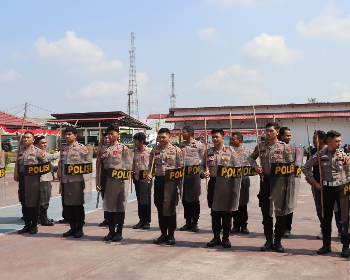 Asah Keterampilan, Polres Inhu Gelar Pelatihan Pelton Dalmas