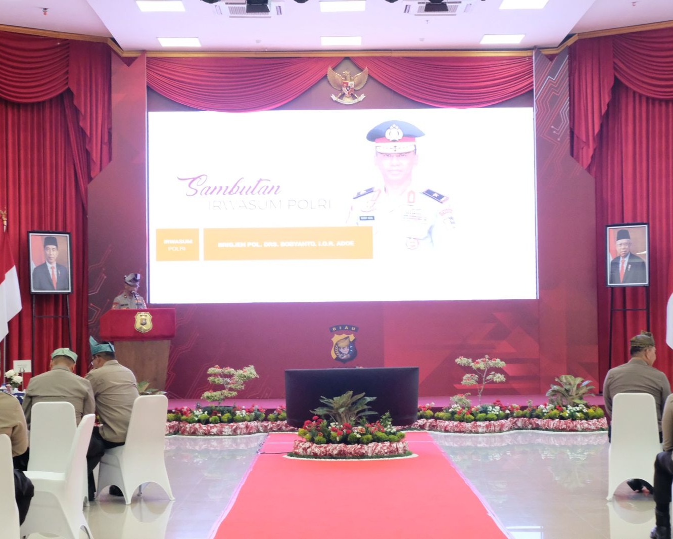 Tim Itwasum Polri Kunjungi Mapolda Riau