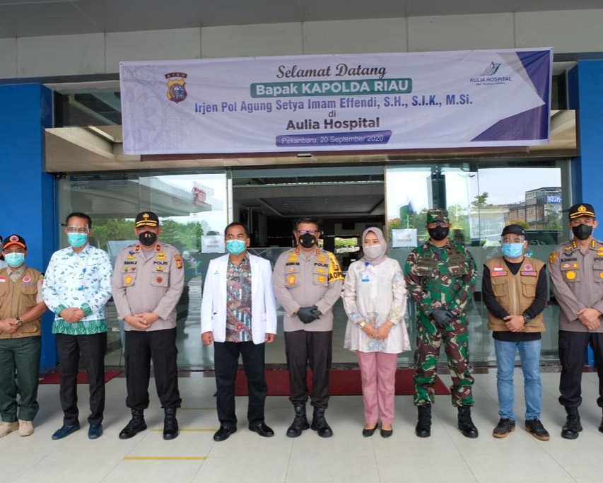 Kapolda Riau Turun Tangan Periksa Penanganan Pasien Covid-19