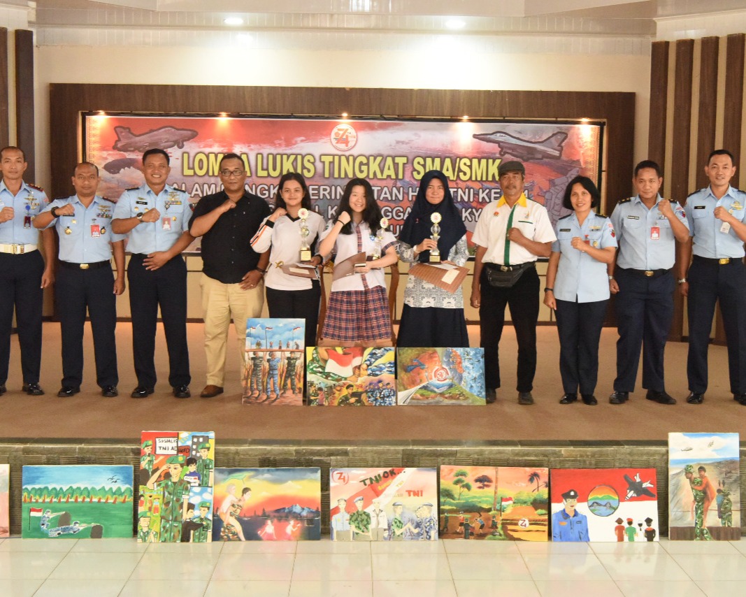 Danlanud RSN Ajak Pelajar SMA dan SMK, Untuk Berimajinasi dan Kreatif