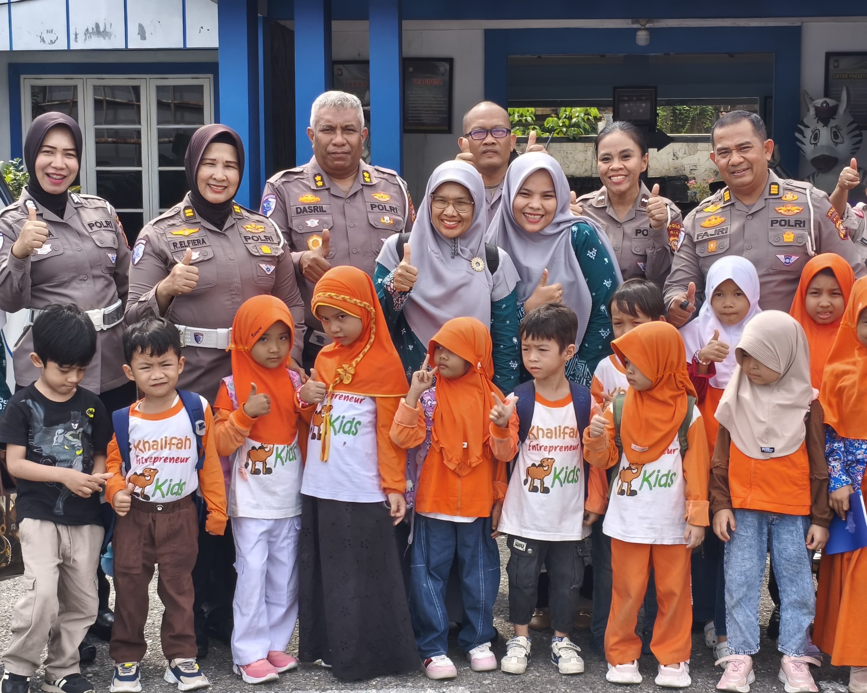 Ditlantas Polda Riau Tanamkan Budaya Tertib Lalu Lintas Dan Cinta Lingkungan Sejak Usia Dini
