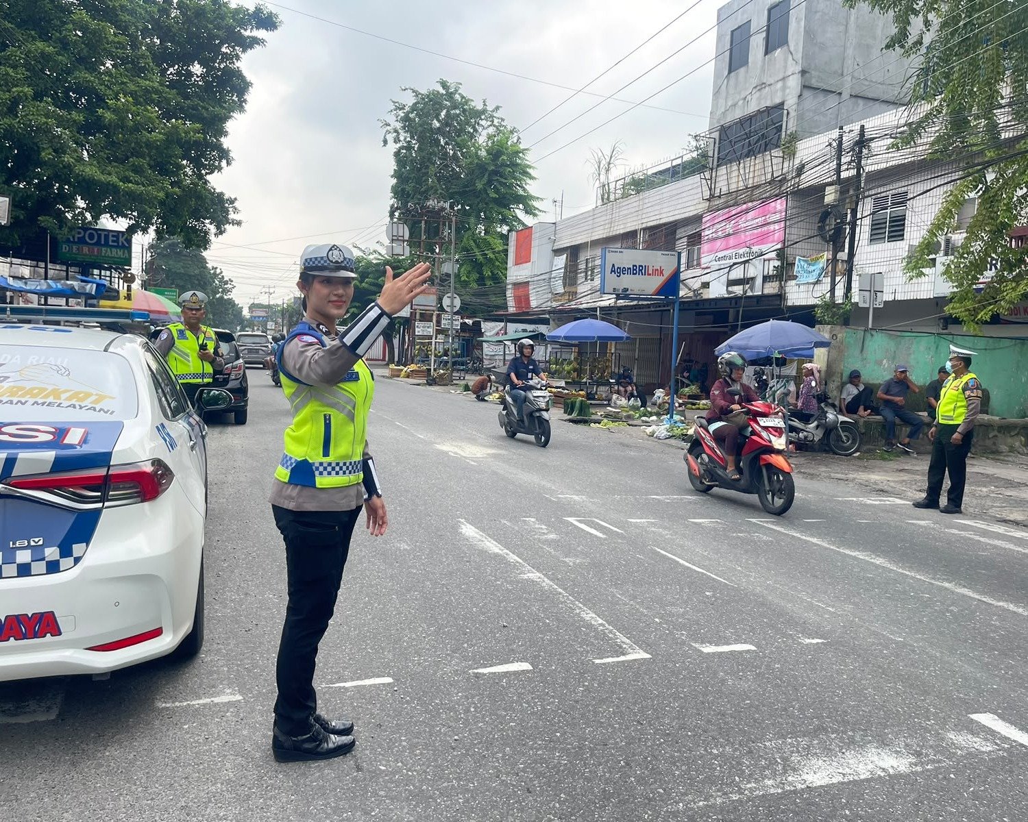 Hari Keenam, Operasi Patuh Lancang Kuning 2026, Satgas Preventif Kedepankan Edukasi Humanis Di Pasar Sail
