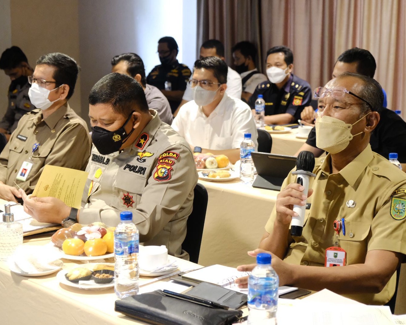 Gerak Cepat Polda Riau Antisipasi Kelangkaan Minyak Goreng, Inisiasi Rapat Bersama Stakeholder dan Perusahaan Produsen