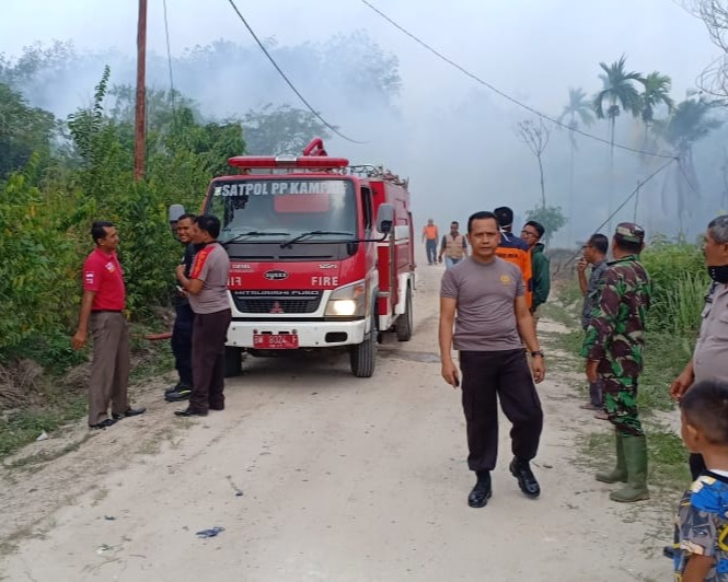 Bakar Lahan Miliknya, Warga Ridan Permai ini Ditangkap Polsek Bangkinang Kota