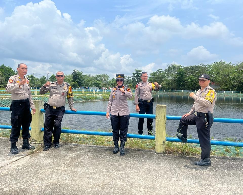 Polsek Payung Sekaki Laksanakan Pengecekan Alat Pemadam Karlahut dan Embung