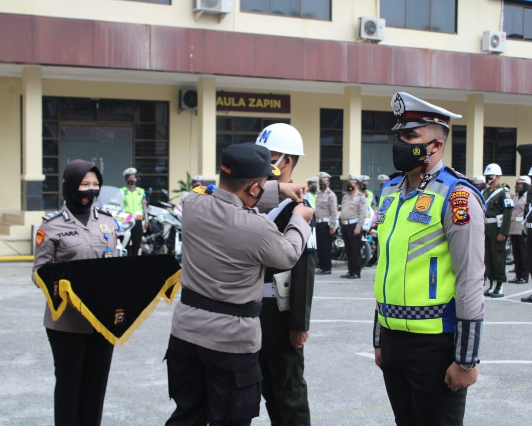 Polresta Pekanbaru Gelar Apel Pasukan Operasi Zebra Lancang Kuning 2021