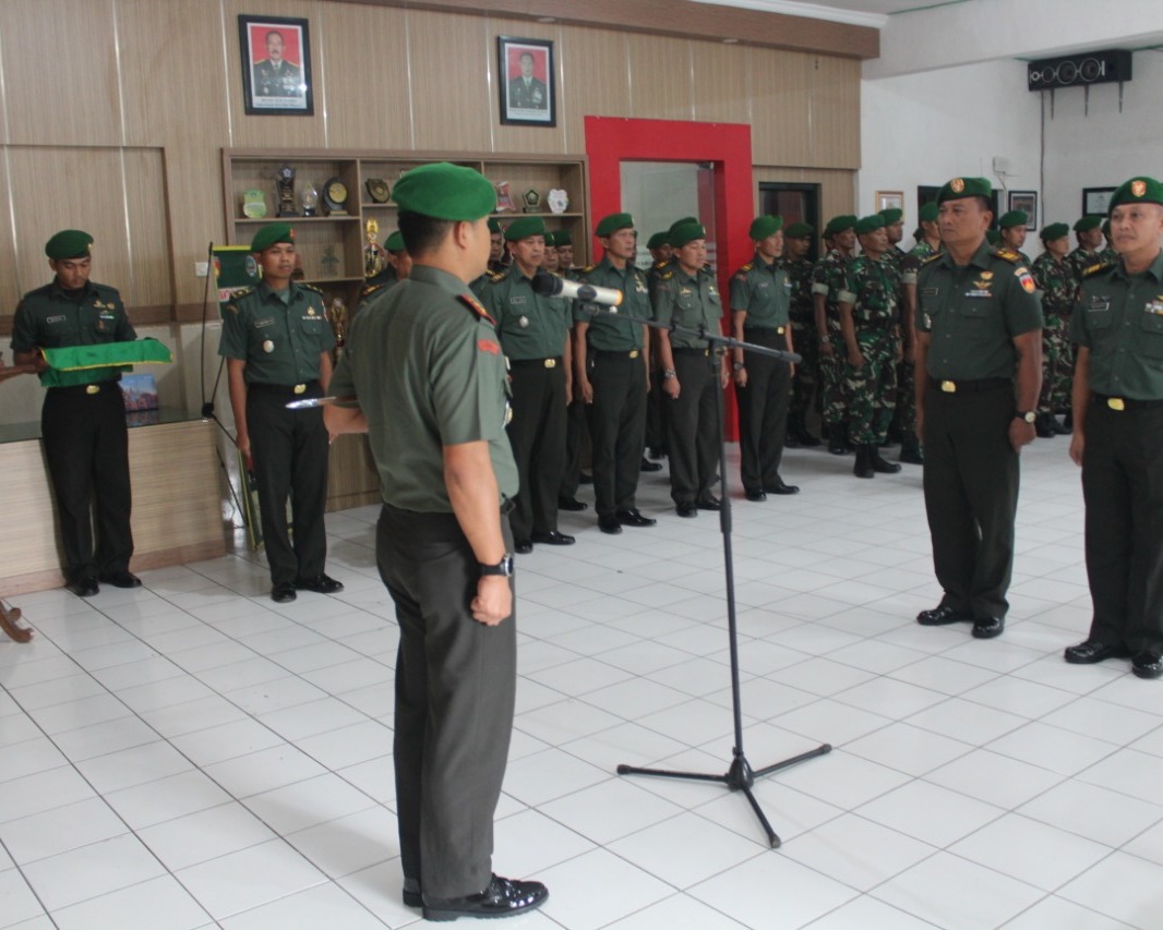 Dandim 0715/Kendal Pimpin Langsung Sertijab Danramil 01/Kota
