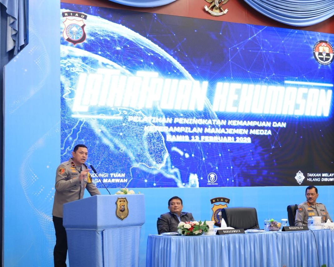 Polda Riau Gelar Pelatihan Peningkatan Kemampuan Kehumasan Tahun 2026