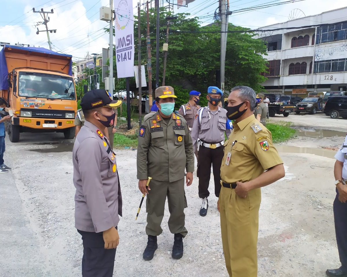 Wakapolresta Pekanbaru Pimpin Operasi Yustisi Bersama TNI dan Instansi Terkait