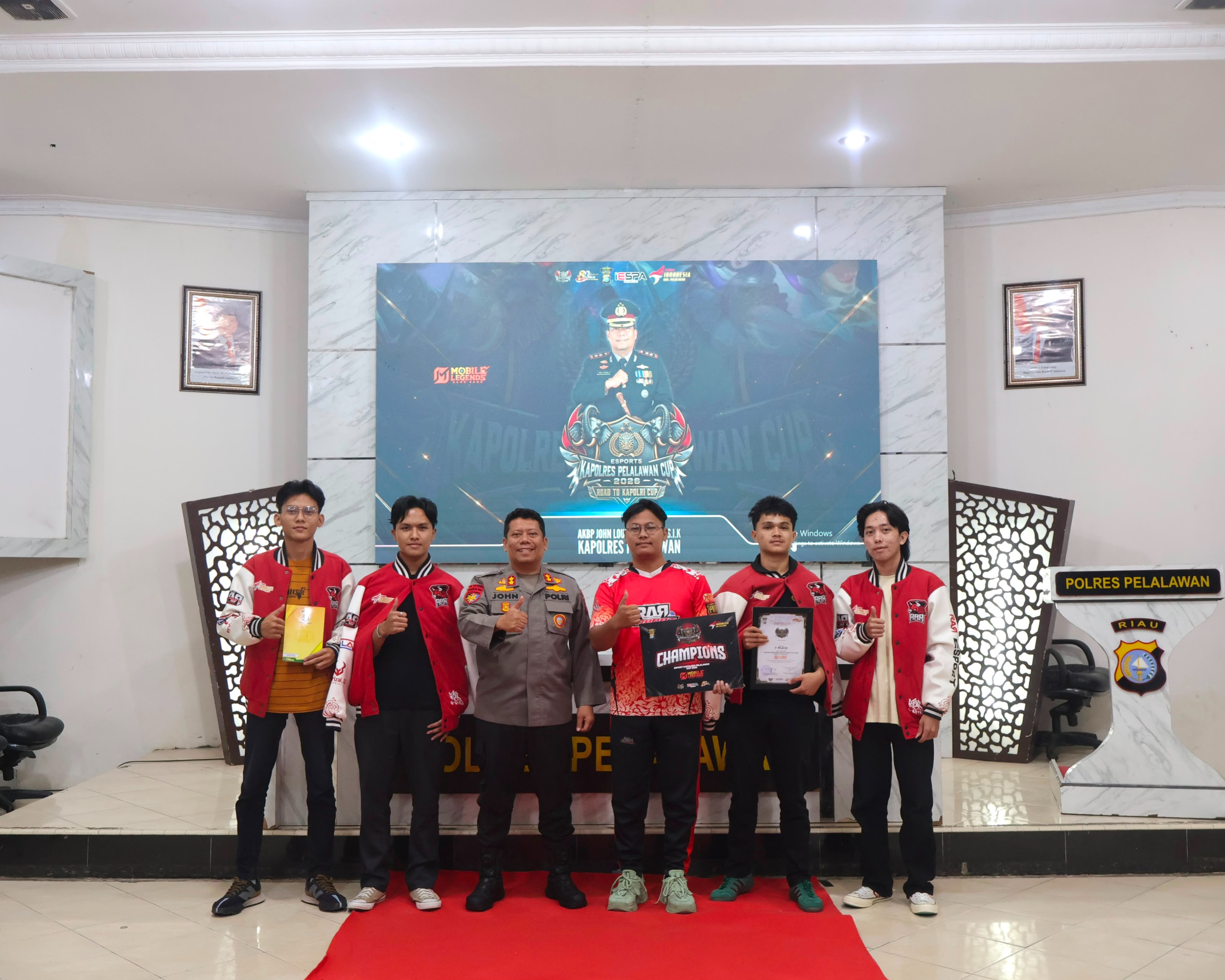 RAR Essport Juara Kapolres Cup ML,  AKBP John Louis: 'Tahun Depan Kita Gas Lagi'