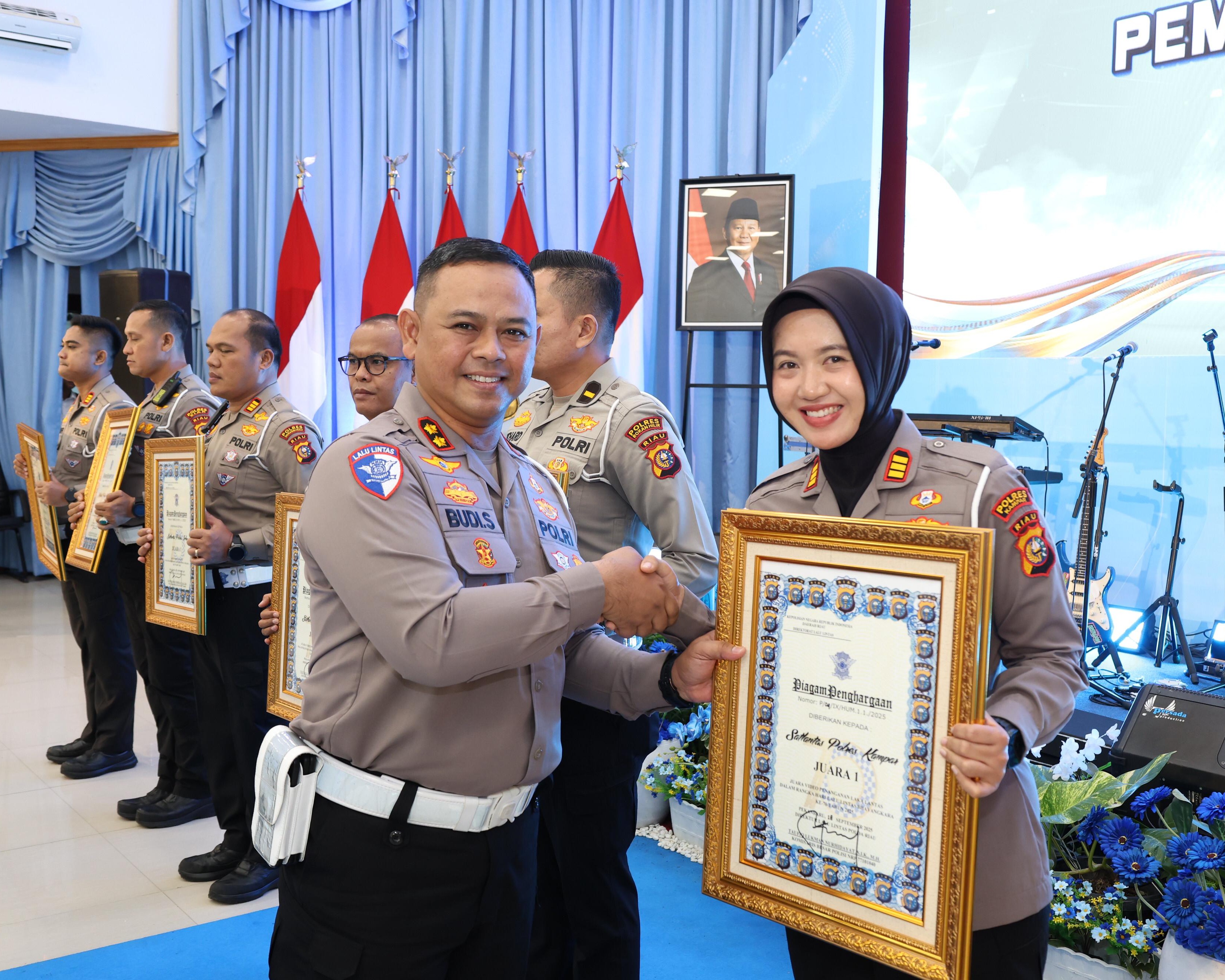 Polres Kampar Ukir Prestasi Gemilang, Sabet Juara 1 Dan 3 Di Lomba Dalam Rangka Hari Lalu Lintas Bhayangkara Ke-70