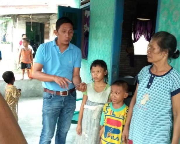 Kapolres Labuhan Batu Janji Sekolahkan 2 Bocah yang Ditinggal Orangtuanya