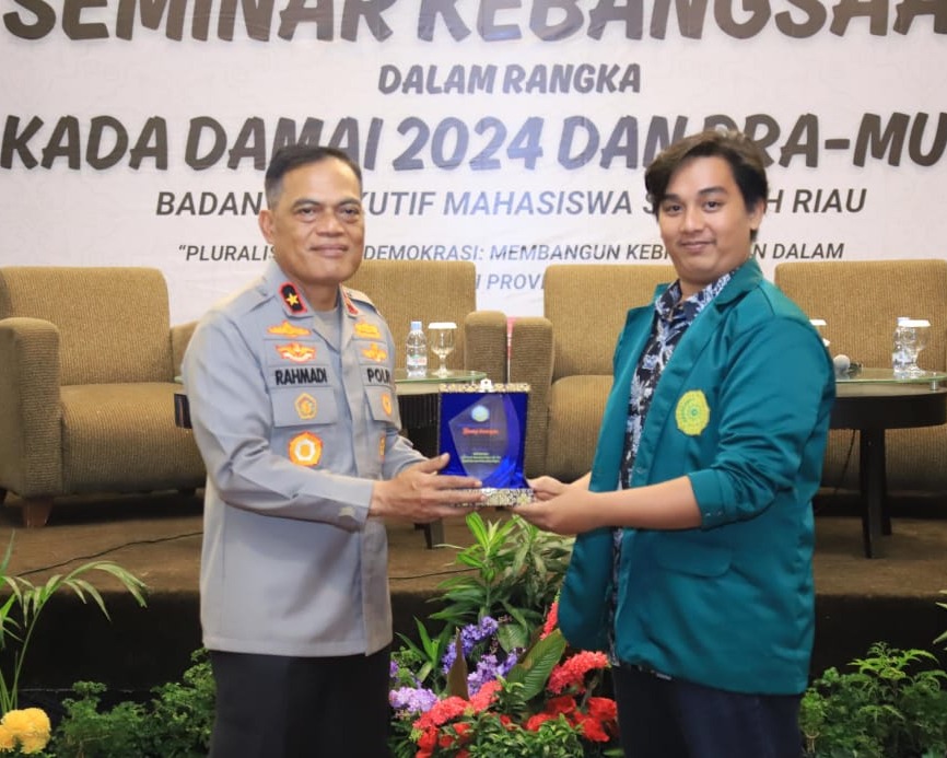 Seminar Kebangsaan dan Pra Musda BEM Se-Riau Ajak Mahasiswa Dukung Pilkada Damai 2024