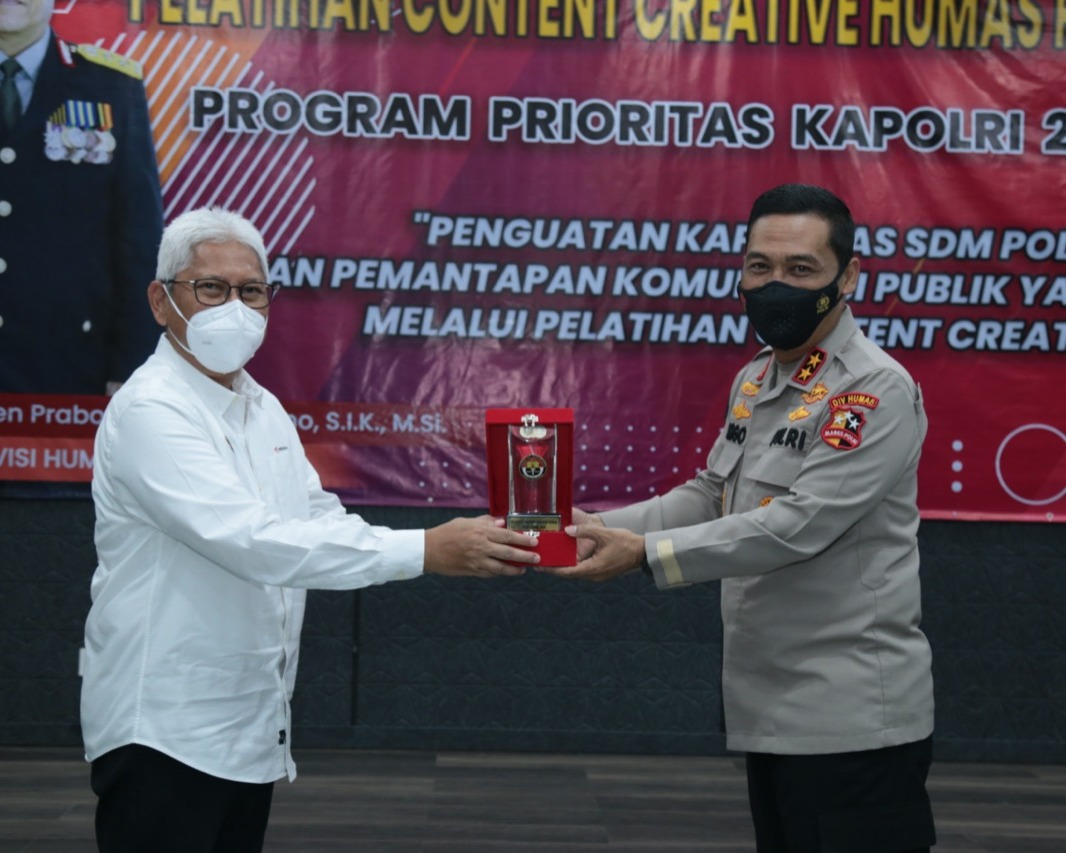 Jalankan 100 Hari Program Prioritas Kapolri Jenderal Polisi Listyo Sigit Prabowo, Humas Polri Gelar Pelatihan Konten Kreatif