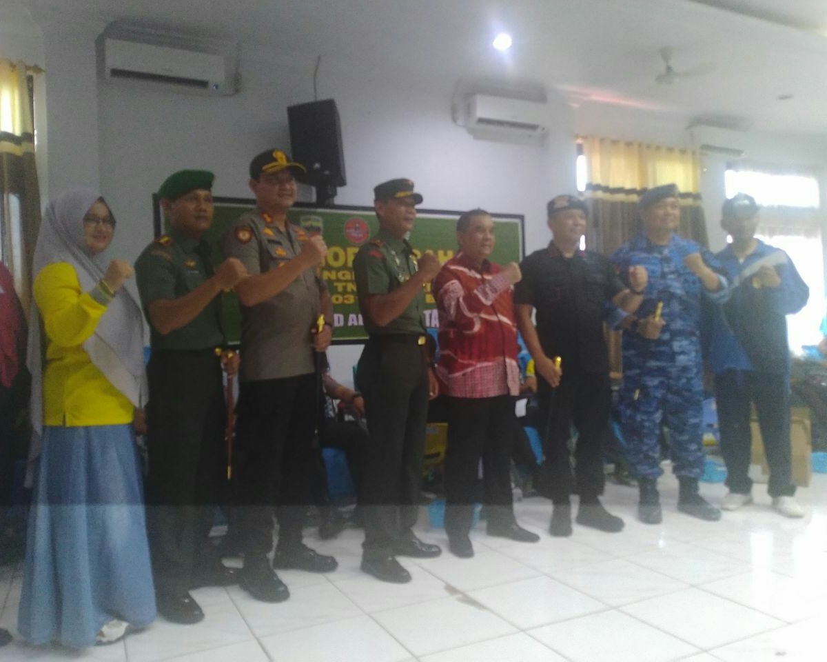 Dalam Memperingati Hari Juang TNI AD Tahun 2019 Wilayah Korem 031/WB, Dilaksanakan Kegiatan Bhakti Sosial Bersama Masyarakat