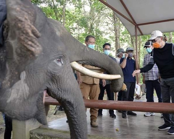 Gubri Melakukan Kunjungan Ke Taman Wisata Buluh Cina Kecamatan Siak Hulu