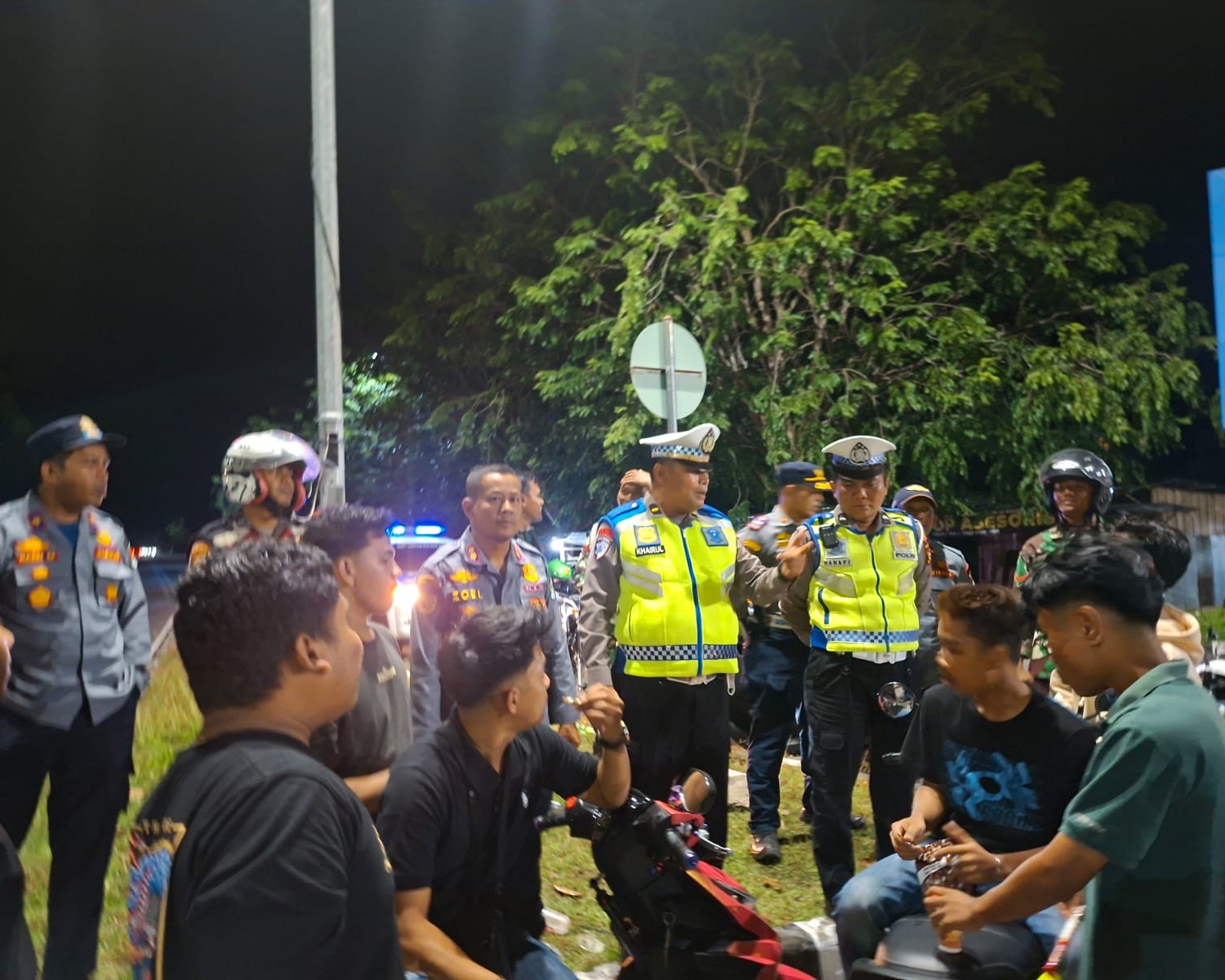 Wakapolres Siak Pimpin Patroli Gabungan TNI–Polri Dan Dishub, Warga: Malam Tahun Baru 2026 Jadi Lebih Aman