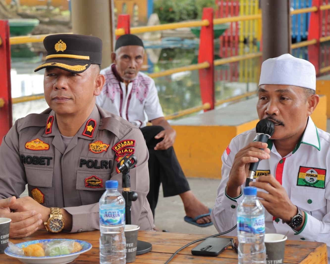 Giat Rutin Jumat Curhat, Polsek Jajaran Polres Meranti Kembali Sambangi Masyarakat