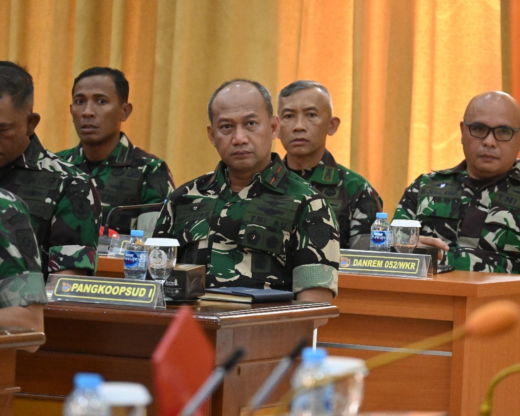 Pangkoopsud I Hadiri Taklimat Awal Audit Itjen TNI
