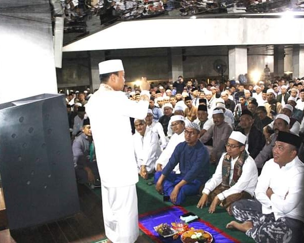 Ribuan Umat Islam di Tubaba Melaksanakan Gerakan Sholat Subuh Berjamaah dan Mengaji Damai