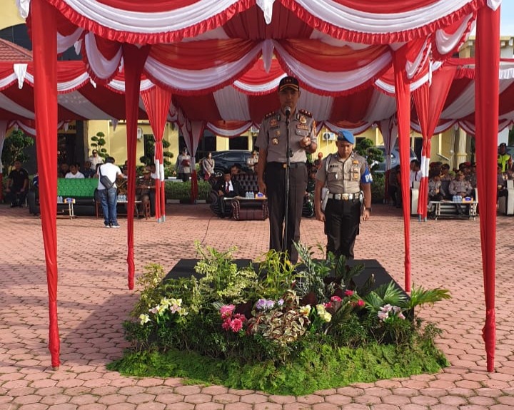 Gelar Acara Peringati HUT Satpam ke 39, Polres Rohil Berikan Piagam Penghargaan