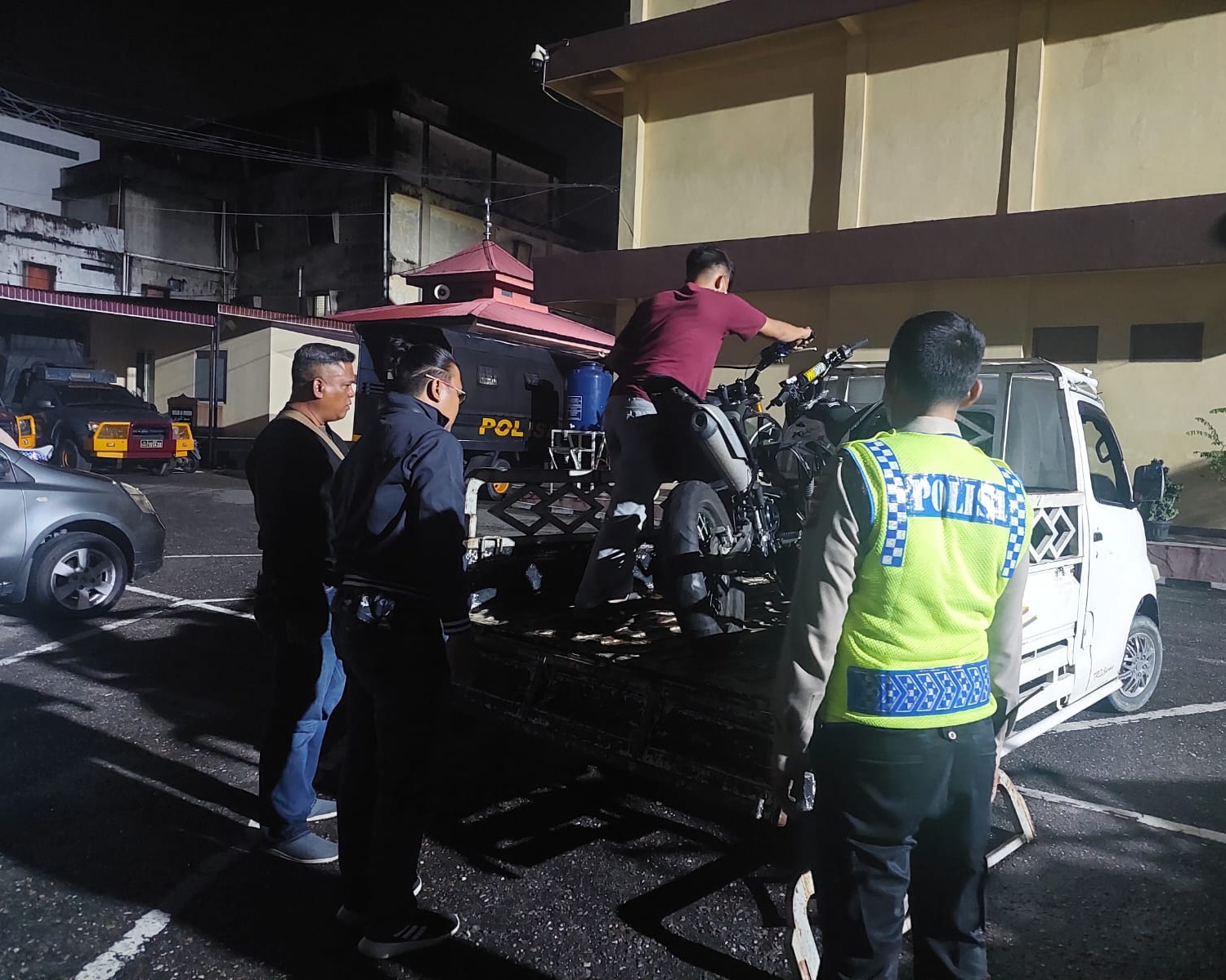 Satlantas Polresta Pekanbaru Tingkatkan Patroli Saat Perayaan Imlek, 37 Unit Sepeda Motor Diamankan