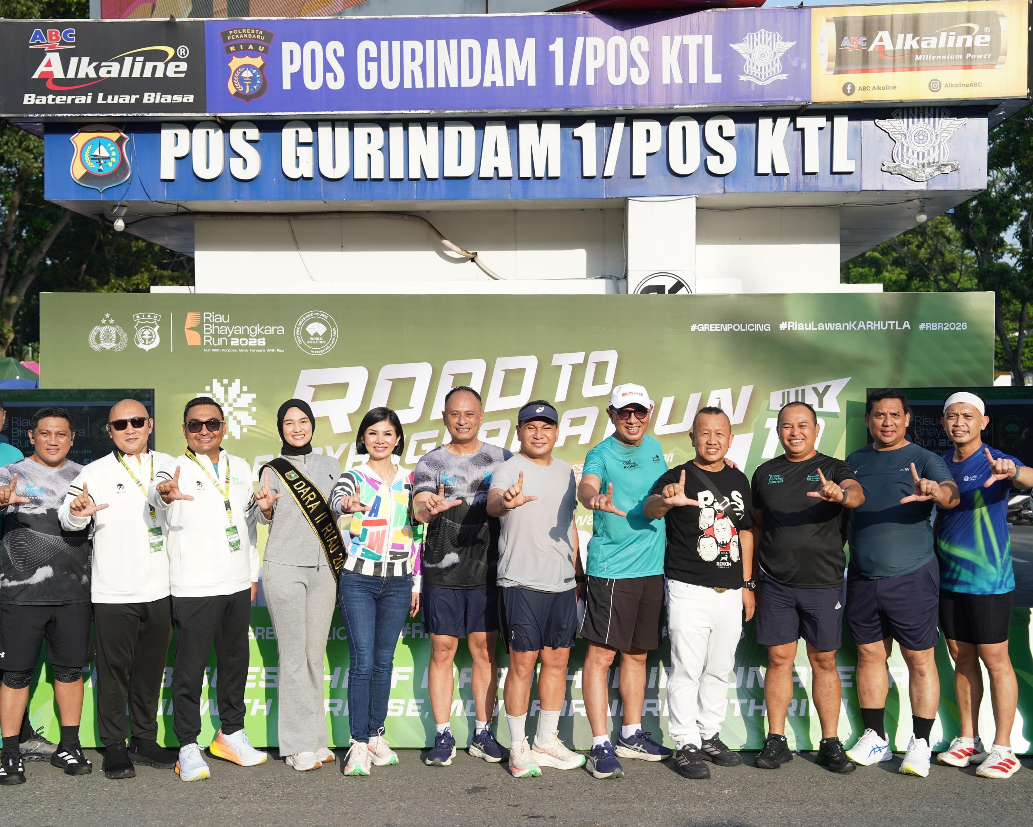 Polda Riau Launching Riau Bhayangkara Run 2026, Kapolda Ajak Masyarakat Jaga Lingkungan Dan Perkuat Persatuan