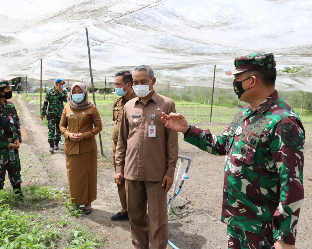 Bantuan Kawasan Mandiri Pangan Tahun 2020, Danlanud RSN Apresiasi Walikota Pekanbaru