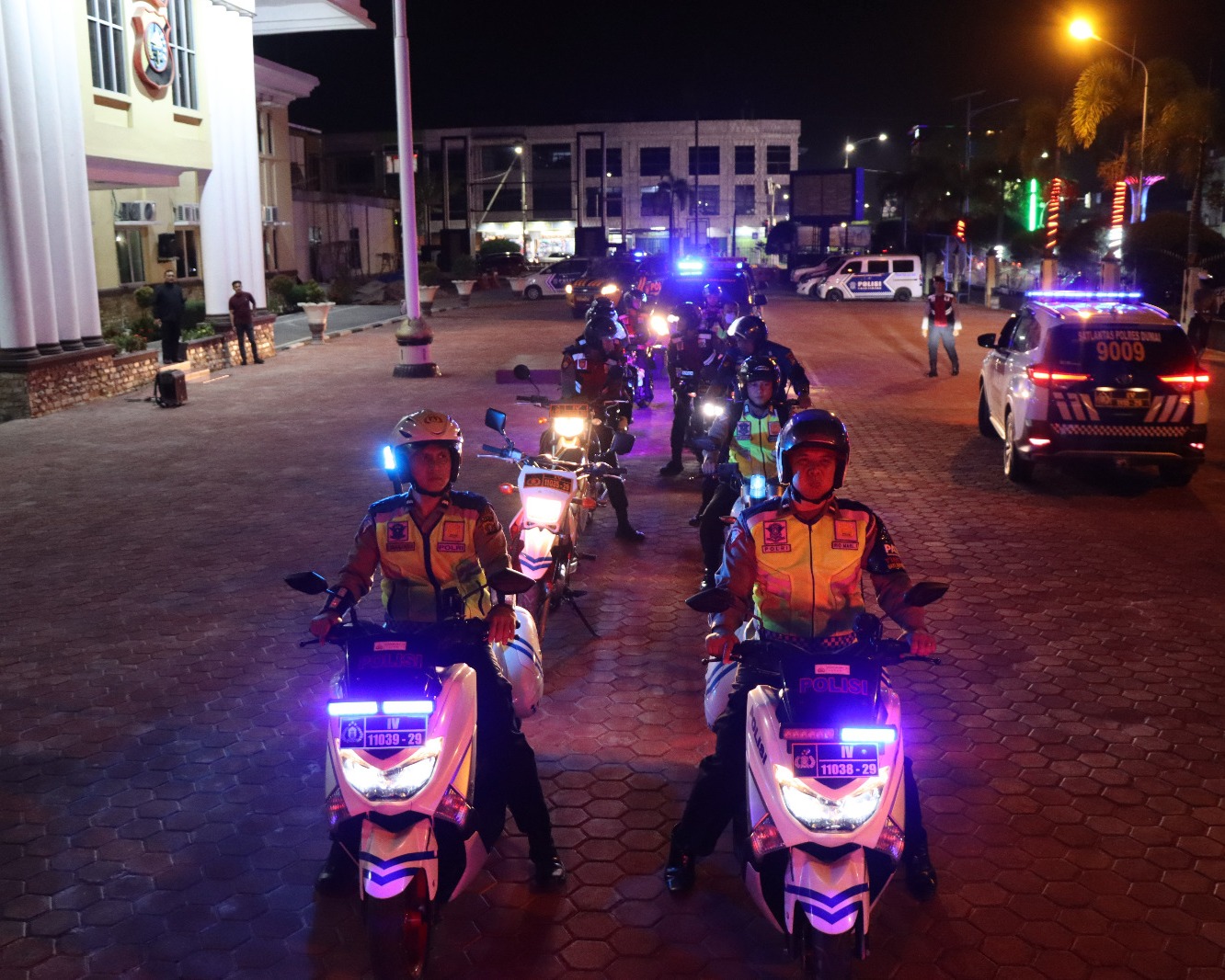 Antisipasi Berbagai Tindakan Kriminalitas, Polres Dumai Laksanakan Patroli Skala Besar