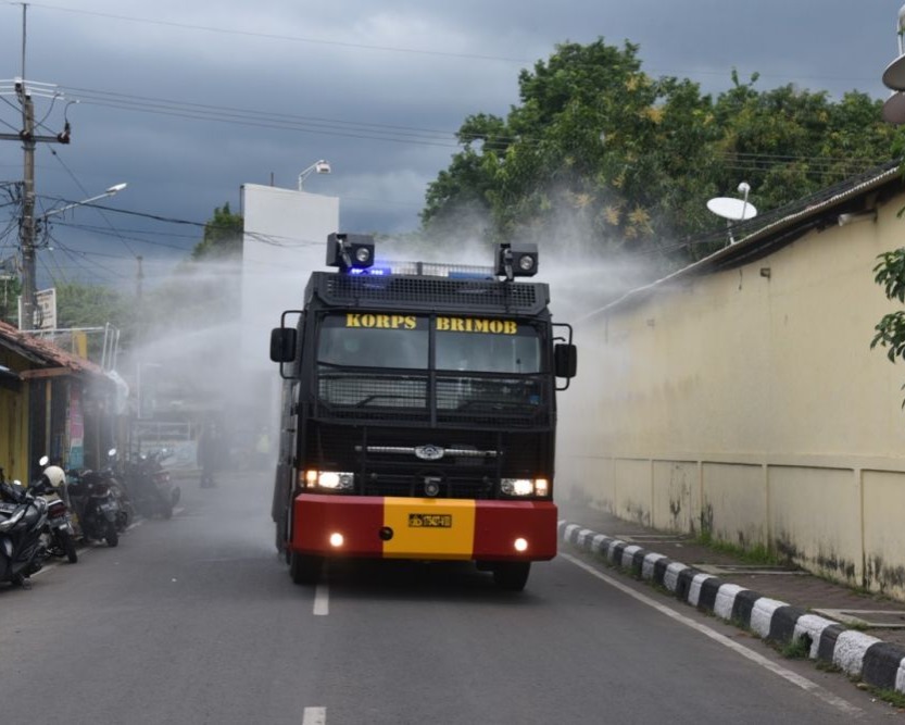 Besok, TNI-Polri Bersama Pemprov Riau Akan Laksanakan Penyemprotan Disinfektan Serentak, Dalam Rangka Memutus Penularan Covid-19