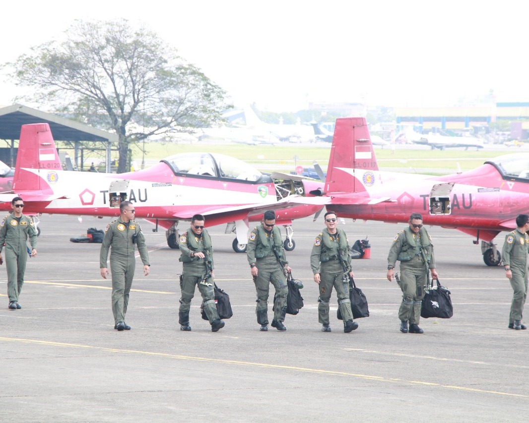 Pangkoopsud I Hadiri Briefing Kesiapan Tim Demo Udara HUT Ke-80 RI