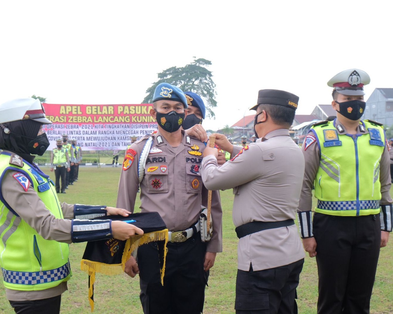 Pimpin Gelar Pasukan Operasi Zebra Lancang Kuning 2021, Kapolda Riau: Jalankan Misi dan Capai Tujuan Operasi Ini