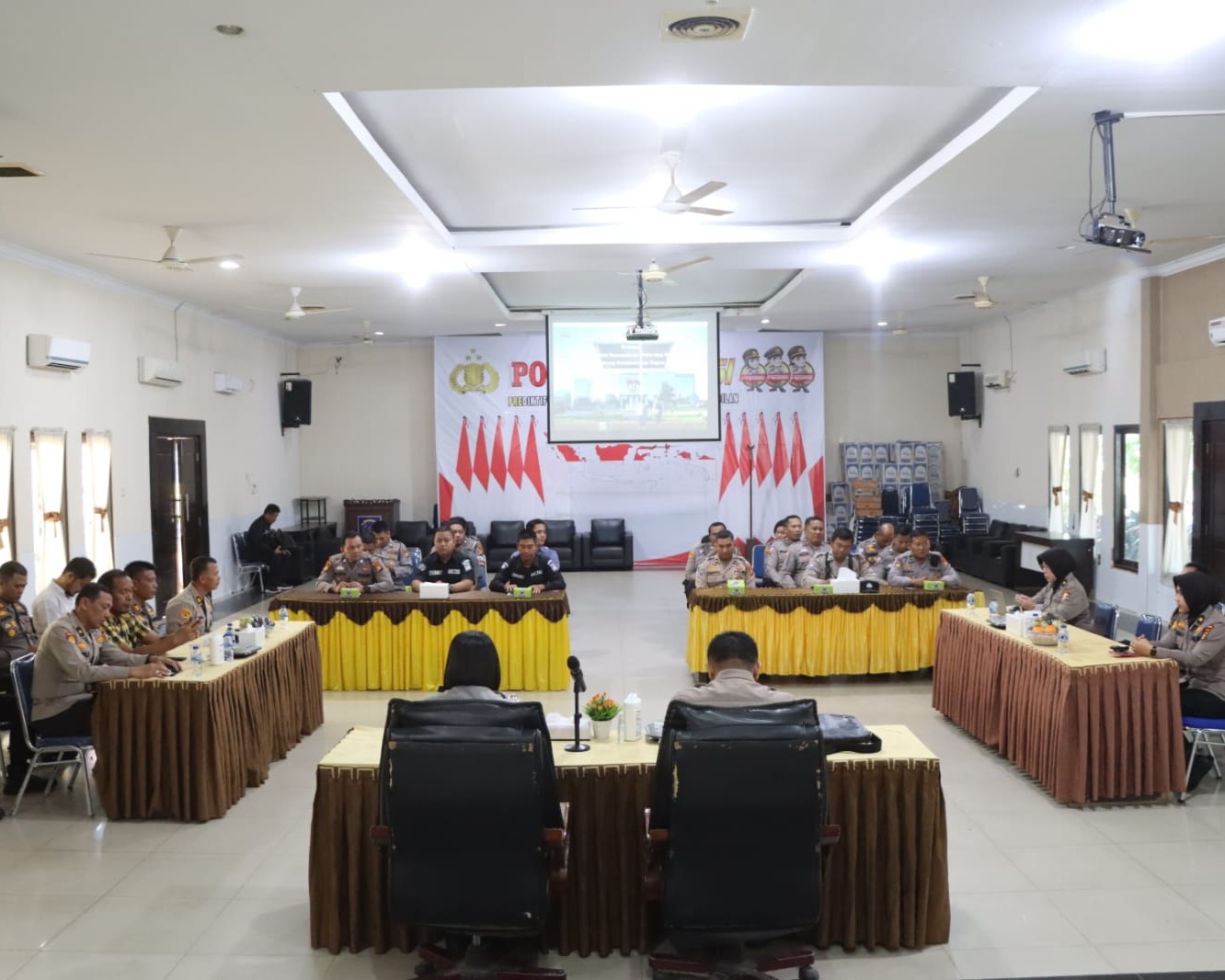 Tim Puslitbang Polri Laksanakan Evaluasi Mutu Alat Komunikasi dan Penggelarannya Untuk Mendukung Pelaksanaan Tugas Pengamanan Pemilu 2024 di Polres Dumai