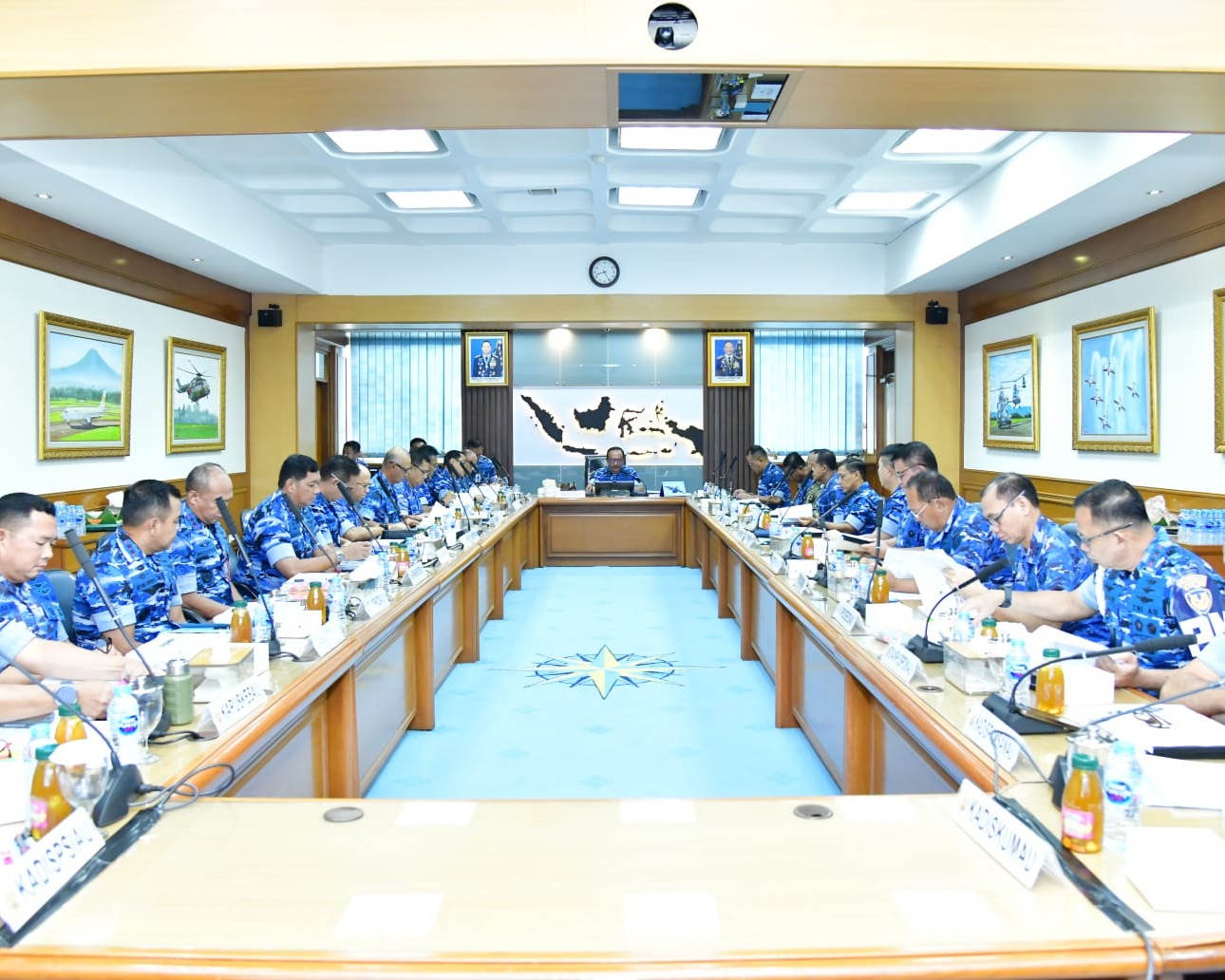 Pangkodau I Turut Menghadiri Rapat Wanjak TOA/TOD Dan UKP Pamen TNI AU